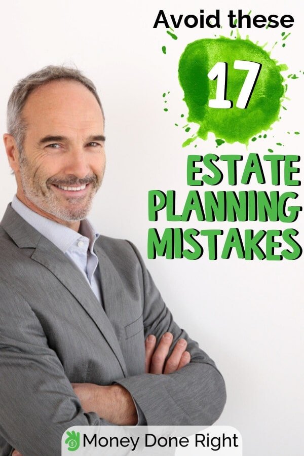 Avoid common estate planning mistakes and make a solid estate plan of your own. Here are the most common mistakes and tips on how to avoid them. #estateplanningmistakes #avoidmistakes