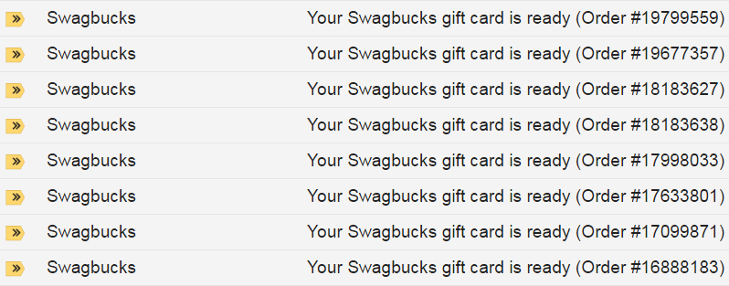 iTunes Gift Cards on Swagbucks