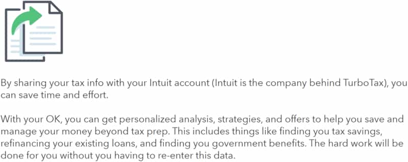 Share Tax Information with Intuit