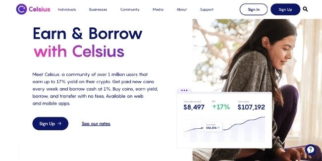 Celsius Crypto Interest Account