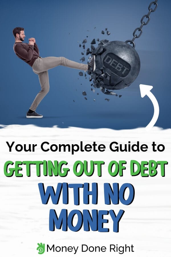 Is it possible to get out of debt without money? YES, it is possible. We have the ultimate guide to do just that. #getoutofdebt #ultimateguide