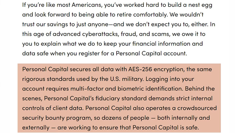 Is Personal Capital Safe (1) - AES Encryption