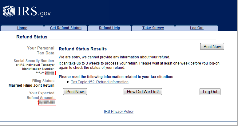 The Implications of the ‘We Cannot Provide Information about Your Refund’ Message