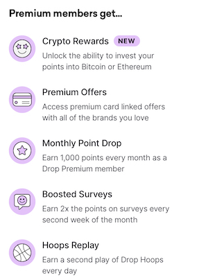 drop premium member info