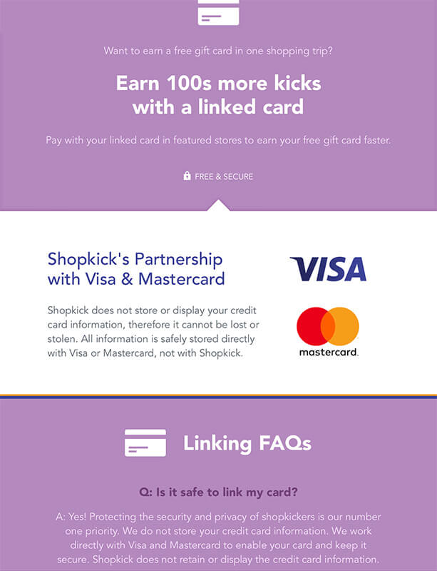 earn more with a linked card