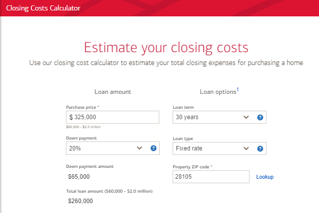estimate your closing costs