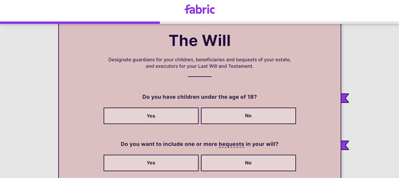 fabric the will