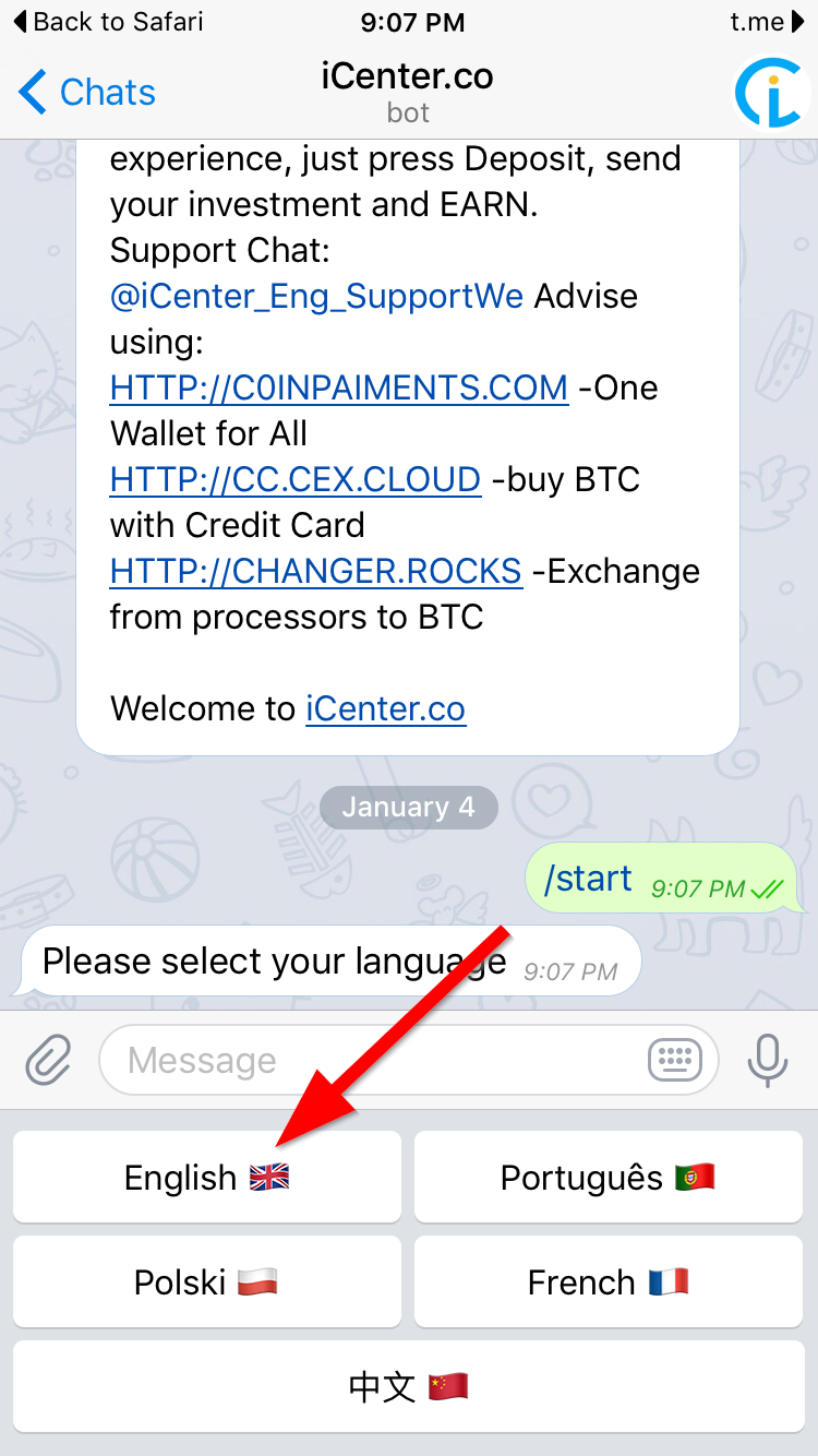 How to earn bitcoin on telegram