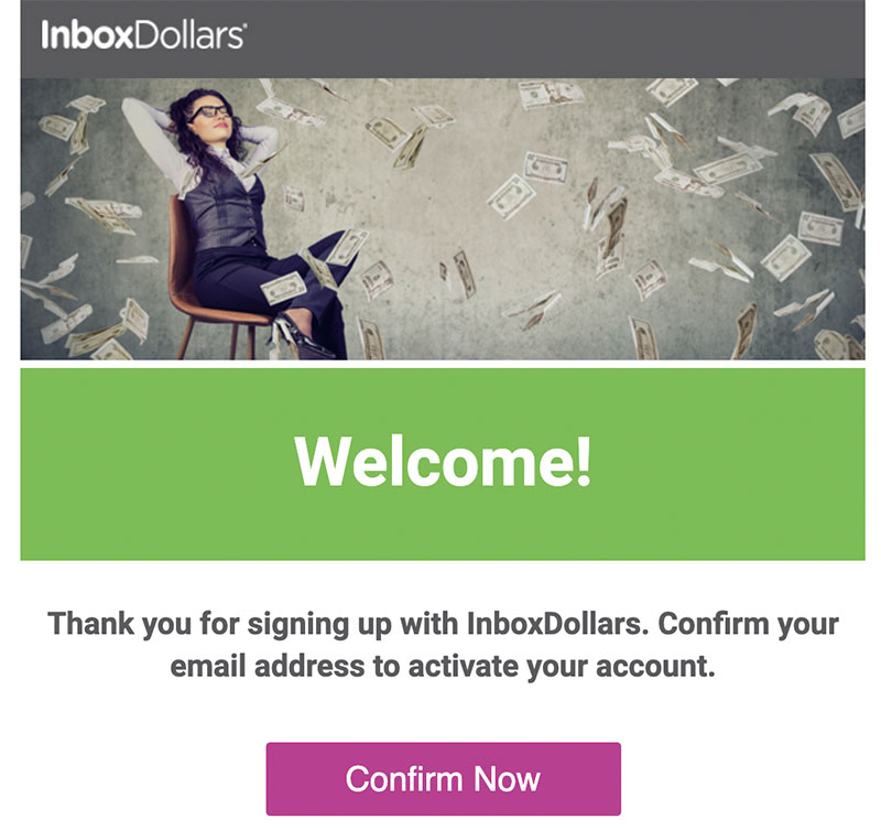 inboxdollars confirm your email