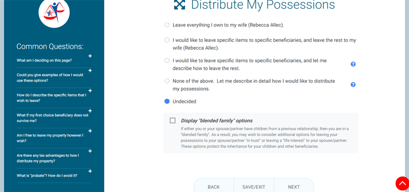 U.S. Legal Will Kit Software - Customizable Will For All 50 States
