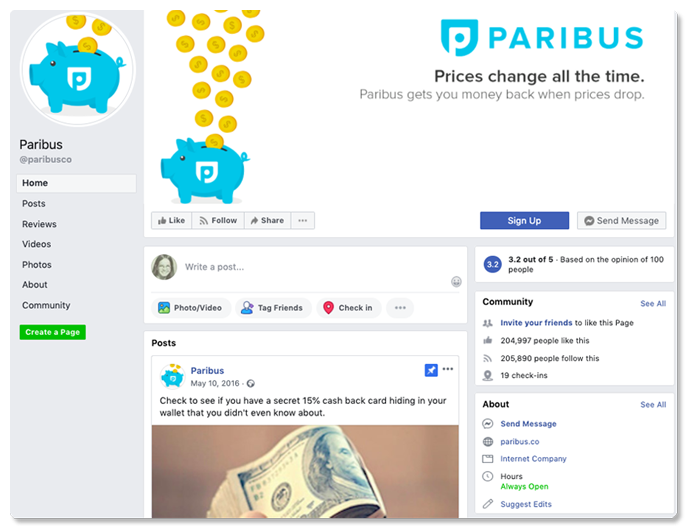 paribus on facebook
