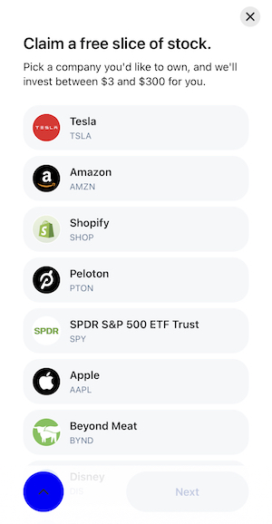 public crypto app bonus stock screen 3 to 300