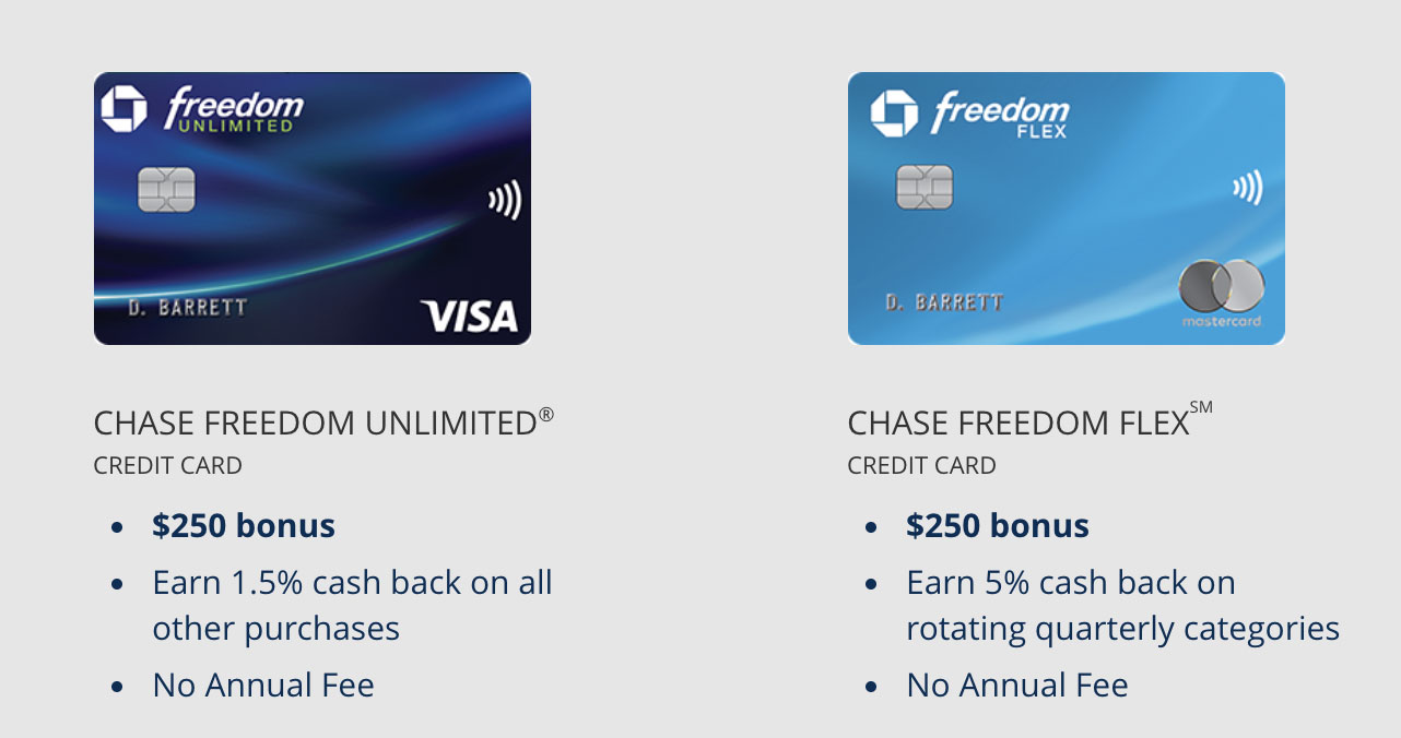 Chase Freedom Unlimited vs. Freedom Flex Is Bonus Spending Worth It?