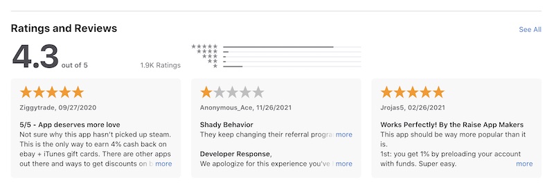 slide reviews app store