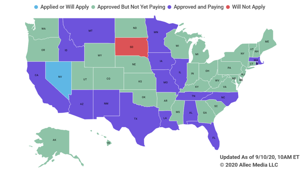 state unemployment update fema grants