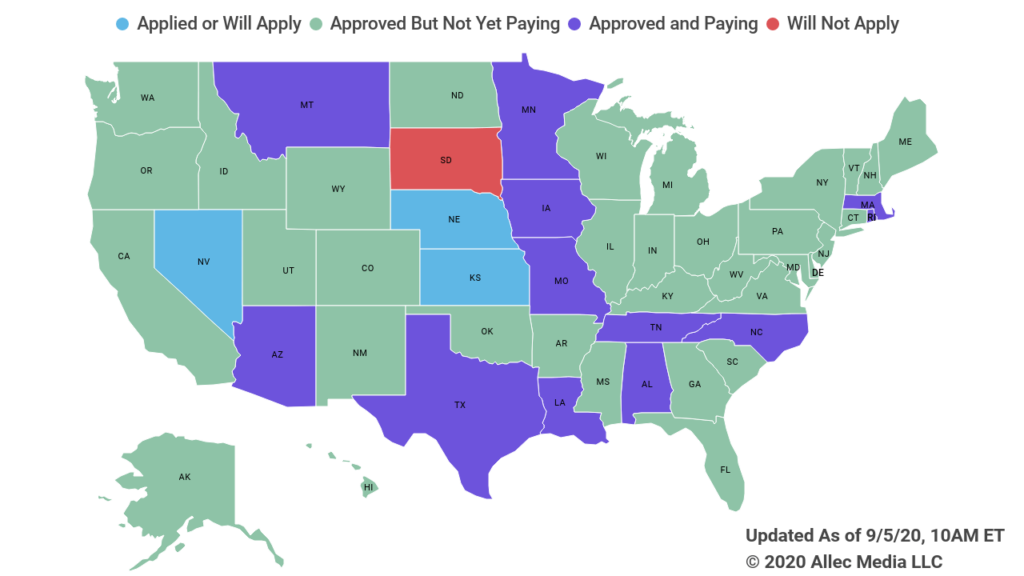 state unemployment memorandum updates