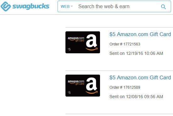 Swagbucks Surveys Amazon Rewards