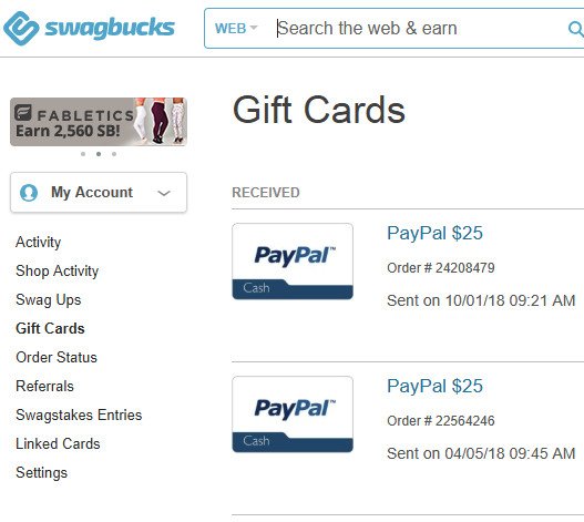 Swagbucks Surveys PayPal Rewards