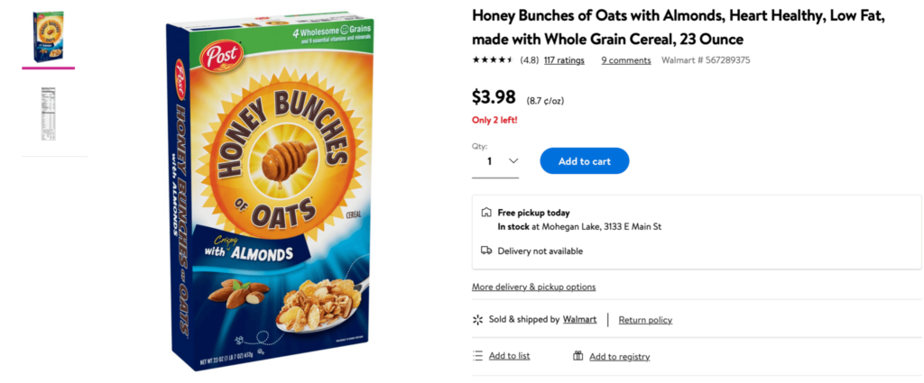 walmart store brand items